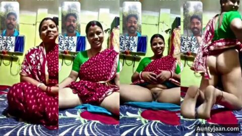 desi biharan aunty live pussy show