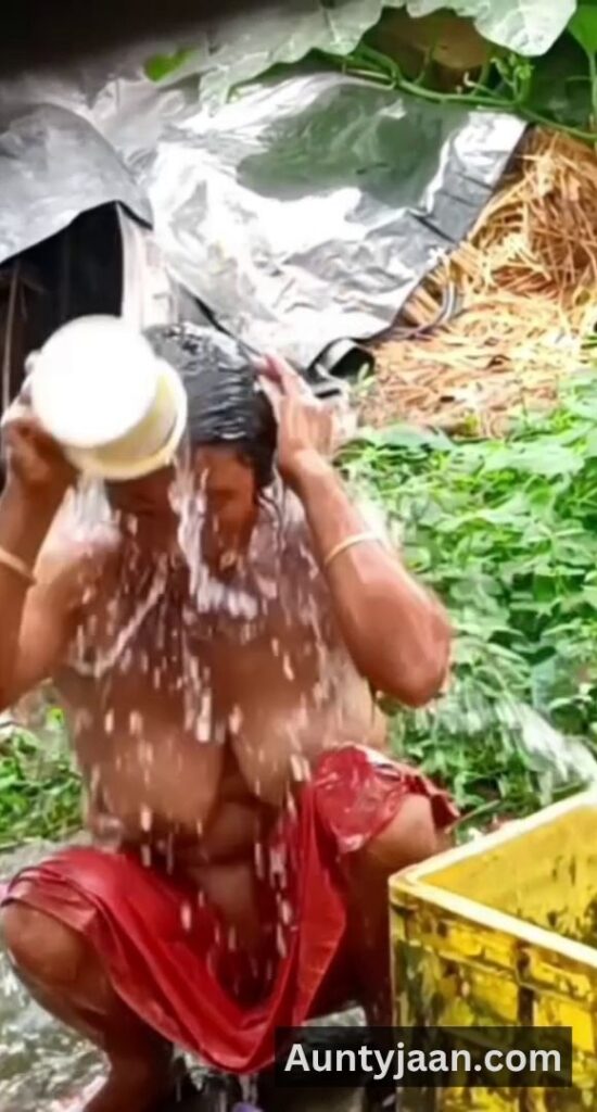 desi outdoor bath hidden cam