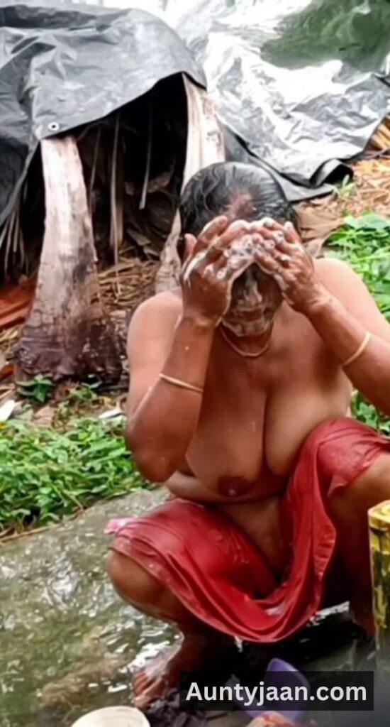 desi outdoor bath hidden cam