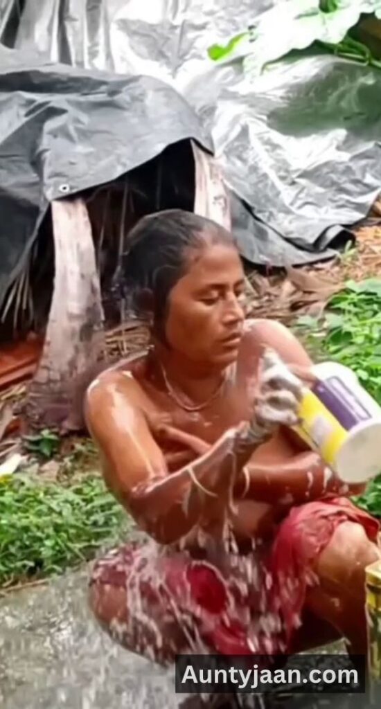 desi outdoor bath hidden cam