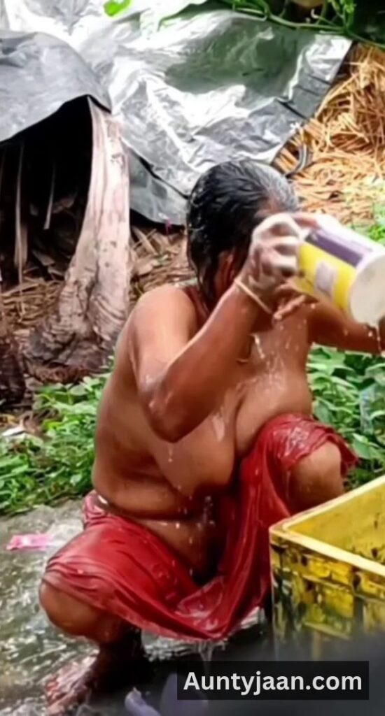 desi outdoor bath hidden cam