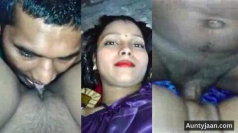 aunty ke chut chatne ka video