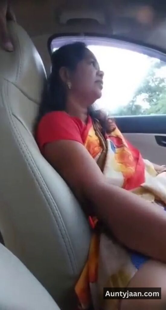 aunty car sex video