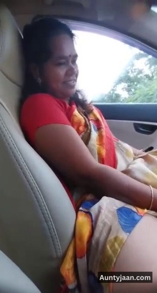 aunty car sex video