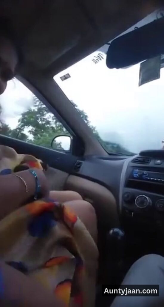 aunty car sex video
