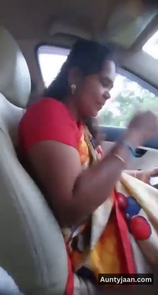 aunty car sex video